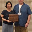 receiving award
